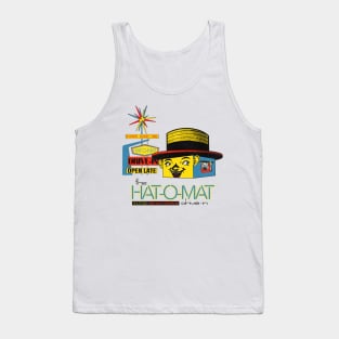 VINTAGE The Hat--O-Mat Drive In Fast Food Nostalgia Tank Top